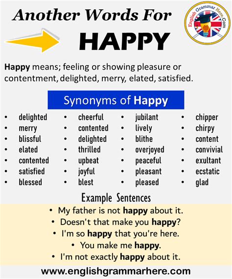 What is another word for extremely happy .